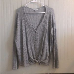 American Eagle waffle knit Henley